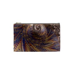 Swirl Fractal Fantasy Whirl Cosmetic Bag (Small)