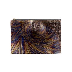 Swirl Fractal Fantasy Whirl Cosmetic Bag (Medium)