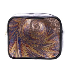 Swirl Fractal Fantasy Whirl Mini Toiletries Bag (One Side)