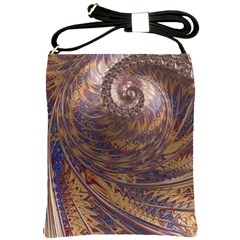 Swirl Fractal Fantasy Whirl Shoulder Sling Bag