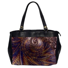 Swirl Fractal Fantasy Whirl Oversize Office Handbag