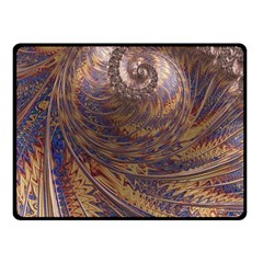 Swirl Fractal Fantasy Whirl Fleece Blanket (Small)