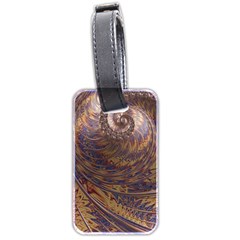 Swirl Fractal Fantasy Whirl Luggage Tags (Two Sides)