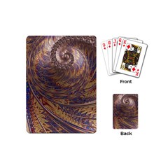 Swirl Fractal Fantasy Whirl Playing Cards (Mini)