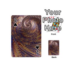 Swirl Fractal Fantasy Whirl Playing Cards 54 (Mini)