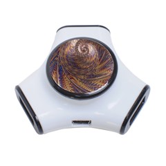 Swirl Fractal Fantasy Whirl 3-Port USB Hub