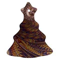 Swirl Fractal Fantasy Whirl Ornament (Christmas Tree) 