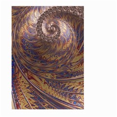 Swirl Fractal Fantasy Whirl Large Garden Flag (Two Sides)