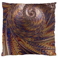 Swirl Fractal Fantasy Whirl Large Cushion Case (One Side)