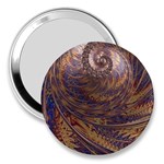 Swirl Fractal Fantasy Whirl 3  Handbag Mirrors Front