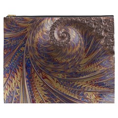 Swirl Fractal Fantasy Whirl Cosmetic Bag (XXXL)