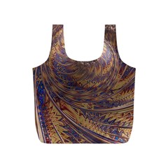 Swirl Fractal Fantasy Whirl Full Print Recycle Bag (S)