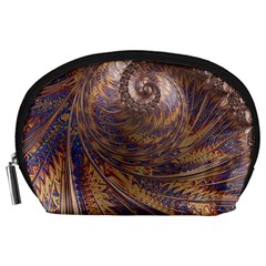 Swirl Fractal Fantasy Whirl Accessory Pouch (Large)