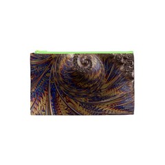 Swirl Fractal Fantasy Whirl Cosmetic Bag (XS)