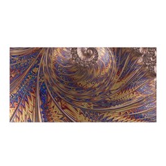 Swirl Fractal Fantasy Whirl Satin Wrap