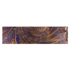 Swirl Fractal Fantasy Whirl Satin Scarf (Oblong)