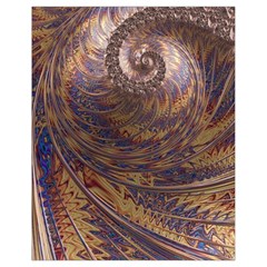 Swirl Fractal Fantasy Whirl Drawstring Bag (Small)