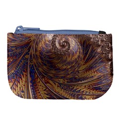 Swirl Fractal Fantasy Whirl Large Coin Purse