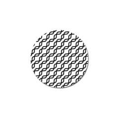 Diagonal Stripe Pattern Golf Ball Marker (10 Pack) by Pakrebo