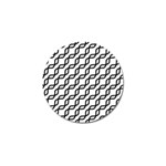 Diagonal Stripe Pattern Golf Ball Marker (10 pack) Front