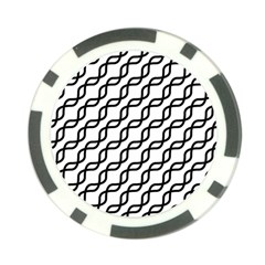 Diagonal Stripe Pattern Poker Chip Card Guard (10 Pack) by Pakrebo