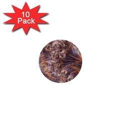 Puckered Fractal Artwork Design 1  Mini Buttons (10 Pack)  by Pakrebo