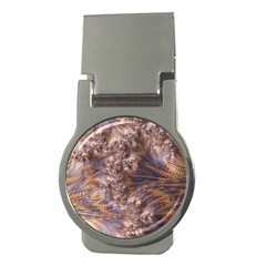 Puckered Fractal Artwork Design Money Clips (round)  by Pakrebo