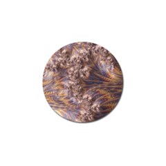 Puckered Fractal Artwork Design Golf Ball Marker by Pakrebo