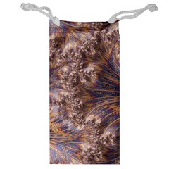 Puckered Fractal Artwork Design Jewelry Bag by Pakrebo