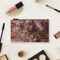 Puckered Fractal Artwork Design Cosmetic Bag (small) by Pakrebo