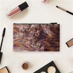 Puckered Fractal Artwork Design Cosmetic Bag (Small) Back