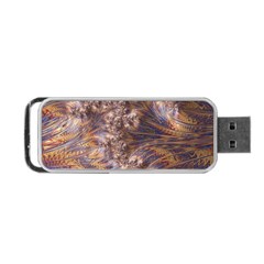 Puckered Fractal Artwork Design Portable Usb Flash (two Sides) by Pakrebo