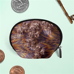 Puckered Fractal Artwork Design Accessory Pouch (small) by Pakrebo