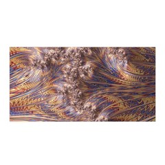 Puckered Fractal Artwork Design Satin Wrap by Pakrebo