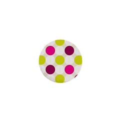 Polka Dots Spots Pattern Seamless 1  Mini Buttons by Pakrebo