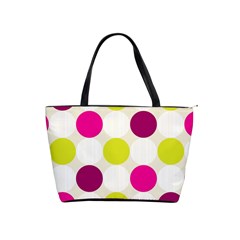 Polka Dots Spots Pattern Seamless Classic Shoulder Handbag by Pakrebo