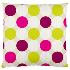 Polka Dots Spots Pattern Seamless Large Cushion Case (two Sides) by Pakrebo