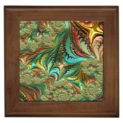 Fractal Artwork Pattern Digital Framed Tiles by Pakrebo