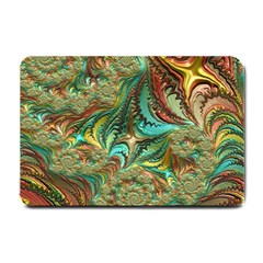 Fractal Artwork Pattern Digital Small Doormat  by Pakrebo