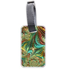 Fractal Artwork Pattern Digital Luggage Tags (two Sides) by Pakrebo