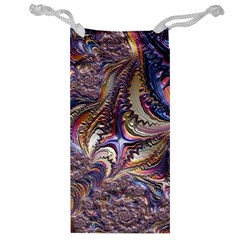 Fractal Artwork Pattern Digital Jewelry Bag by Pakrebo