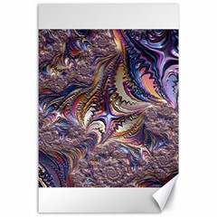 Fractal Artwork Pattern Digital Canvas 24  X 36  by Pakrebo