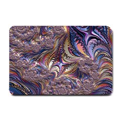 Fractal Artwork Pattern Digital Small Doormat  by Pakrebo