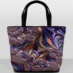 Fractal Artwork Pattern Digital Bucket Bag by Pakrebo