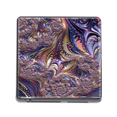 Fractal Artwork Pattern Digital Memory Card Reader (square 5 Slot)