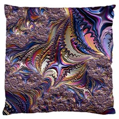 Fractal Artwork Pattern Digital Large Cushion Case (two Sides) by Pakrebo