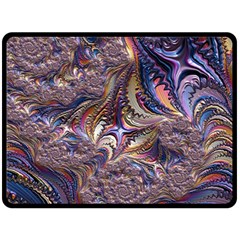 Fractal Artwork Pattern Digital Double Sided Fleece Blanket (large)  by Pakrebo