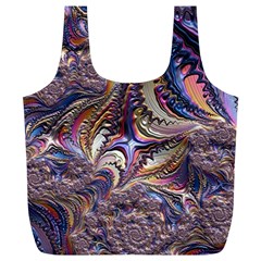 Fractal Artwork Pattern Digital Full Print Recycle Bag (xl) by Pakrebo