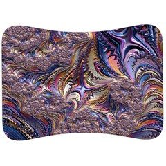 Fractal Artwork Pattern Digital Velour Seat Head Rest Cushion