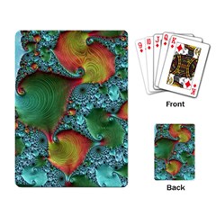 Fractal Art Colorful Pattern Playing Cards Single Design